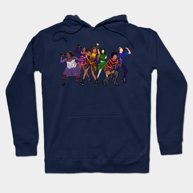 Six (Musical) On Stage Hoodie by byebyesally